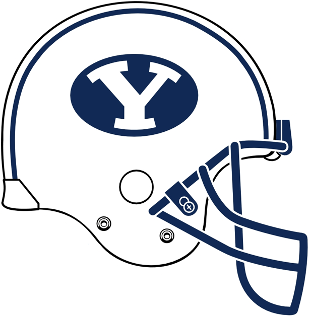 Brigham Young Cougars 2005-Pres Helmet Logo iron on paper